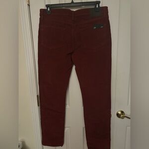 Murano Mens Maroon corduroy pants